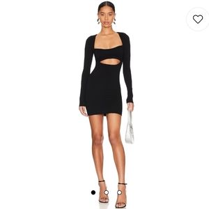 Sexy Black Dress with Cutout